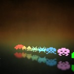space invaders wallpaper